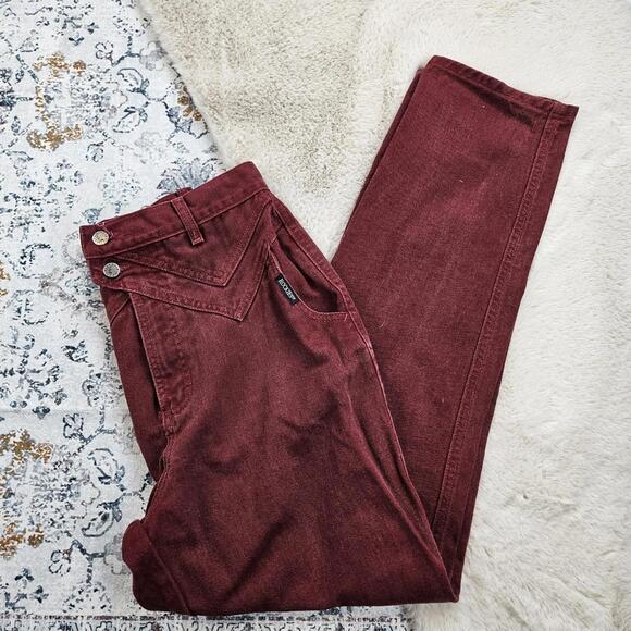 Rocky Mountain Clothing Co Rockies Red Vintage Cotton Denim Jeans Made in USA - Picture 2 of 12